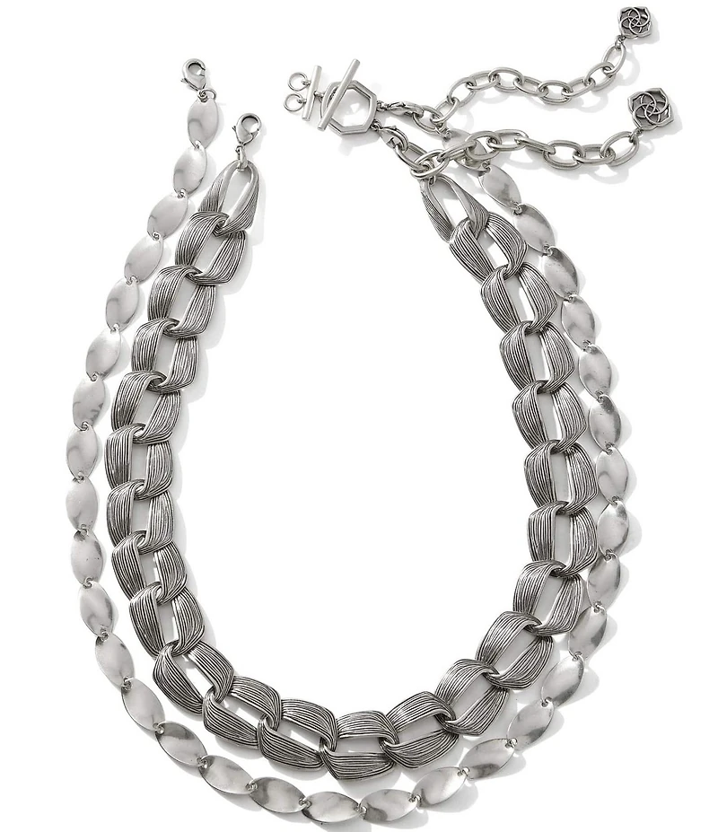 Kendra Scott Kira Chain Short Multi Strand Necklace