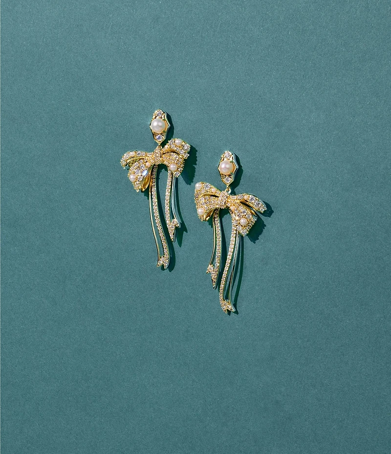 Kendra Scott Krista Bow Drop Earrings