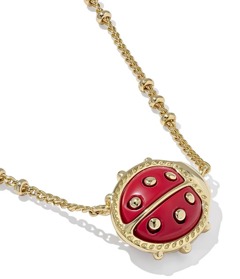 Kendra Scott Ladybug Short Pendant Necklace