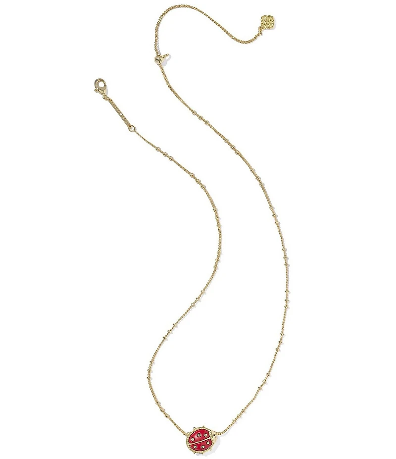 Kendra Scott Ladybug Short Pendant Necklace