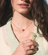 Kendra Scott Ladybug Short Pendant Necklace