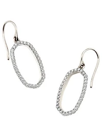 Kendra Scott Lee 14K Gold Yellow Gold Open Frame Crystal Drop Earrings