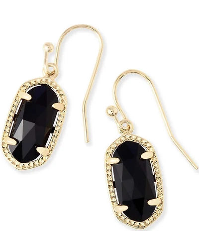 Kendra Scott Lee Gold Drop Glass Earrings