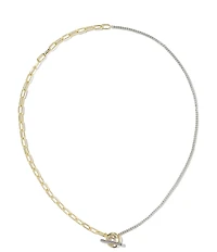 Kendra Scott Leighton Pearl Charm Chain Necklace