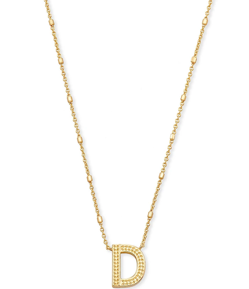 Kendra Scott Initial Pendant Necklace