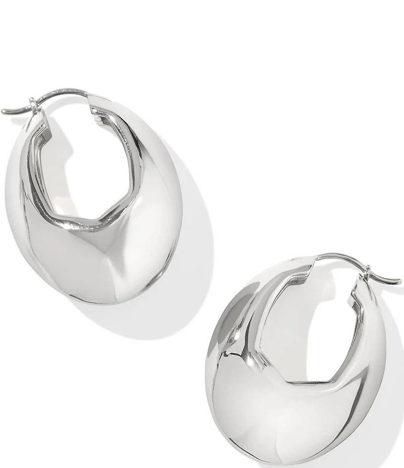 Kendra Scott Liana Sculptural Puffy Hoop Earrings