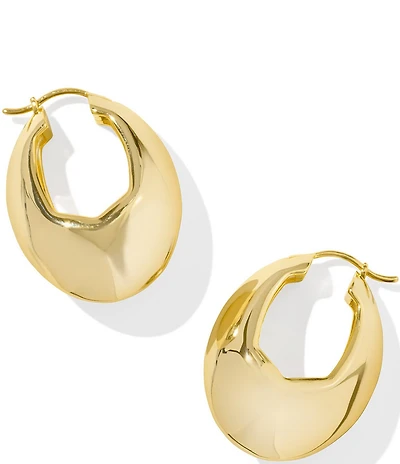 Kendra Scott Liana Sculptural Puffy Hoop Earrings