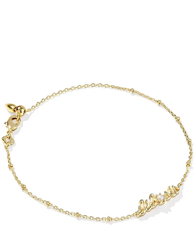 Kendra Scott Lil Sis Freshwater Pearl Delicate Line Bracelet