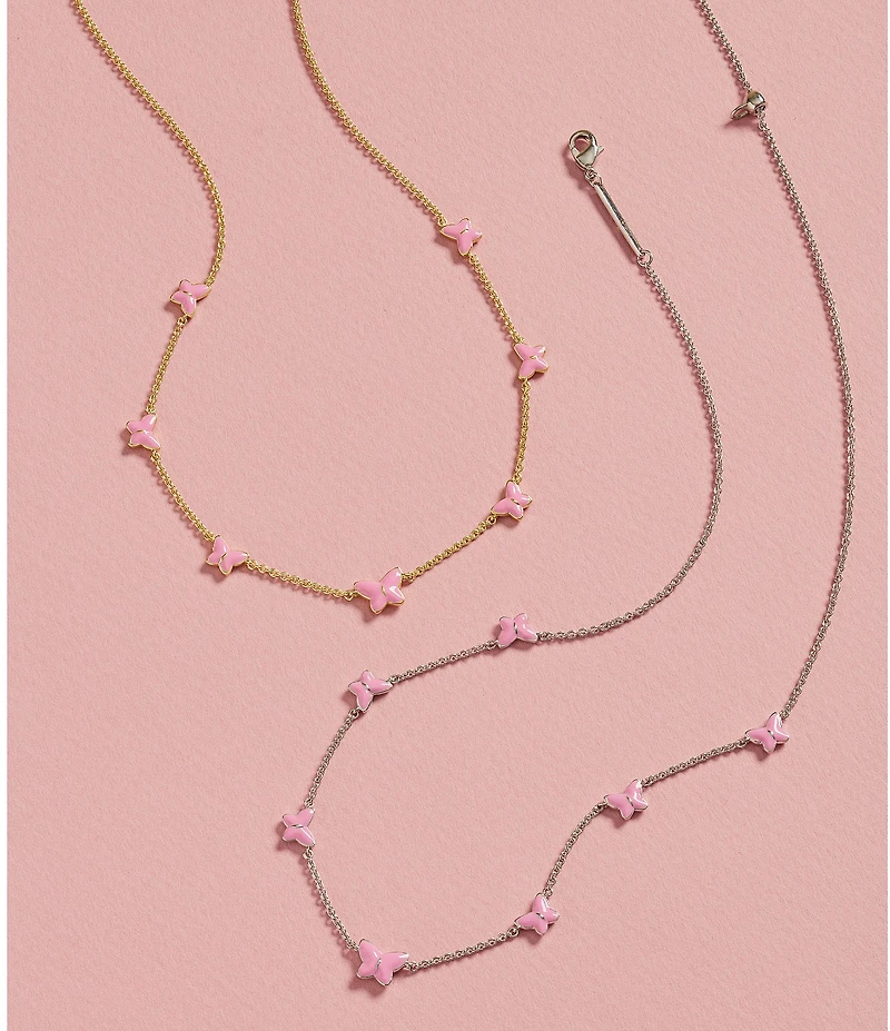 Kendra Scott Lillia Butterfly Enamel Strand Collar Necklace