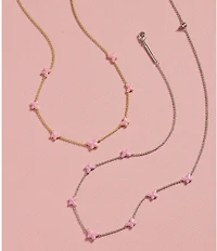 Kendra Scott Lillia Butterfly Enamel Strand Collar Necklace