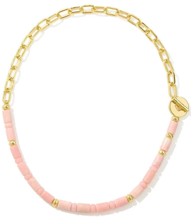 Kendra Scott Lindsey Beaded Half Chain Necklace