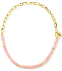 Kendra Scott Lindsey Beaded Half Chain Necklace