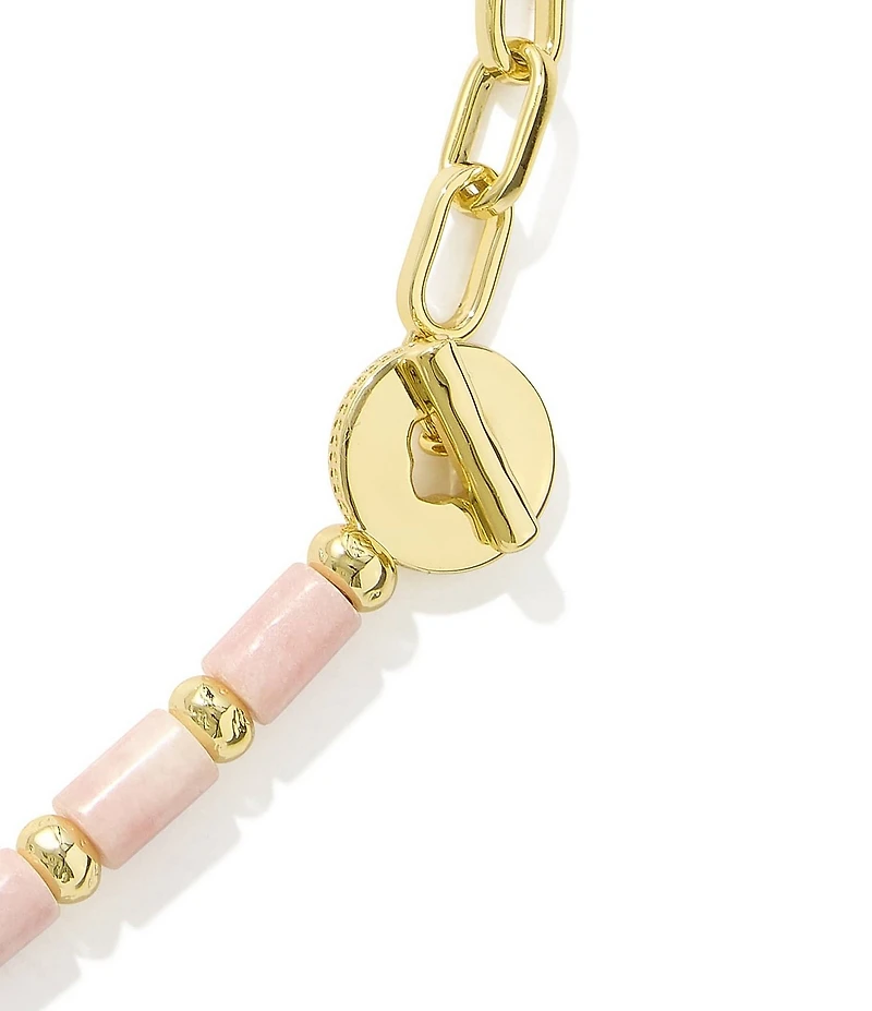 Kendra Scott Lindsey Beaded Half Chain Necklace