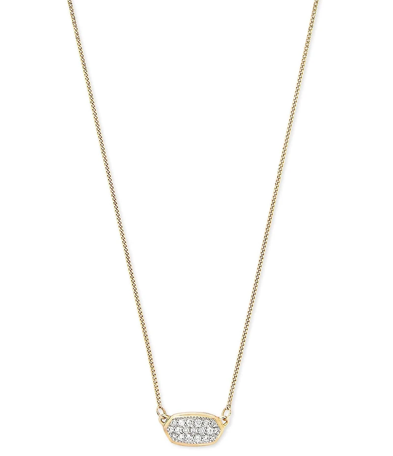 Kendra Scott Lisa 14K Diamond Pendant Necklace