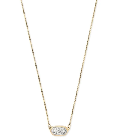 Kendra Scott Lisa 14K Diamond Pendant Necklace
