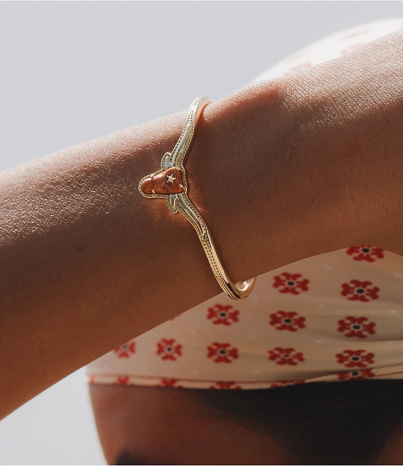 Kendra Scott Game Day Longhorn Cuff Bracelet