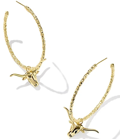 Kendra Scott Longhorn Hoop Earrings