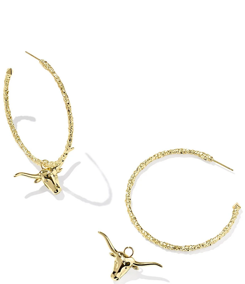Kendra Scott Longhorn Hoop Earrings