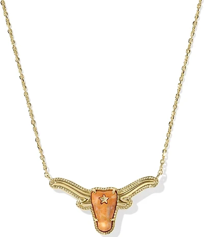 Kendra Scott Longhorn Short Pendant Necklace