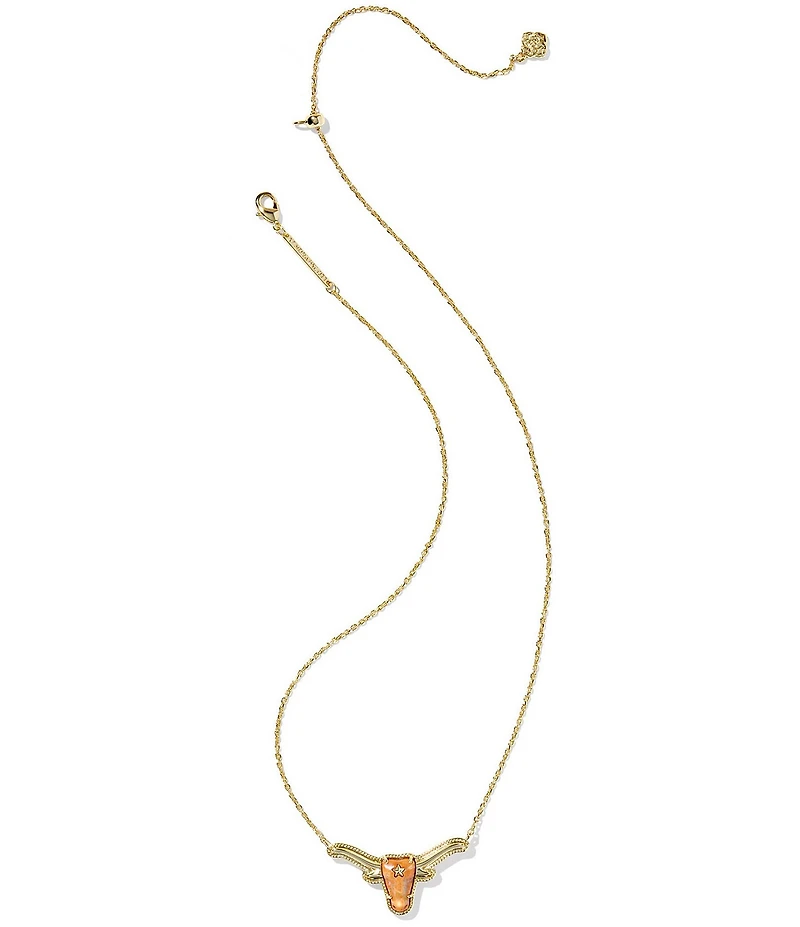 Kendra Scott Longhorn Short Pendant Necklace