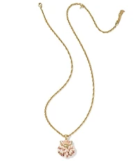 Kendra Scott Lucia Shell Short Pendant Chain Necklace