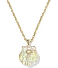 Kendra Scott Lucia Shell Short Pendant Necklace