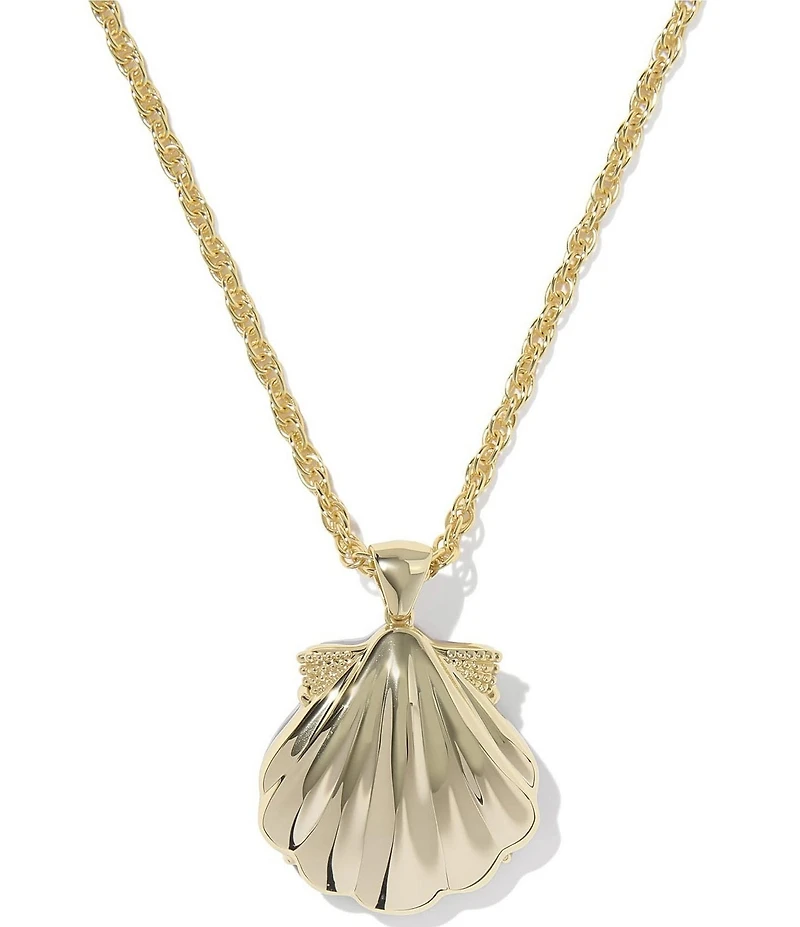 Kendra Scott Lucia Shell Short Pendant Necklace