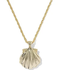 Kendra Scott Lucia Shell Short Pendant Necklace