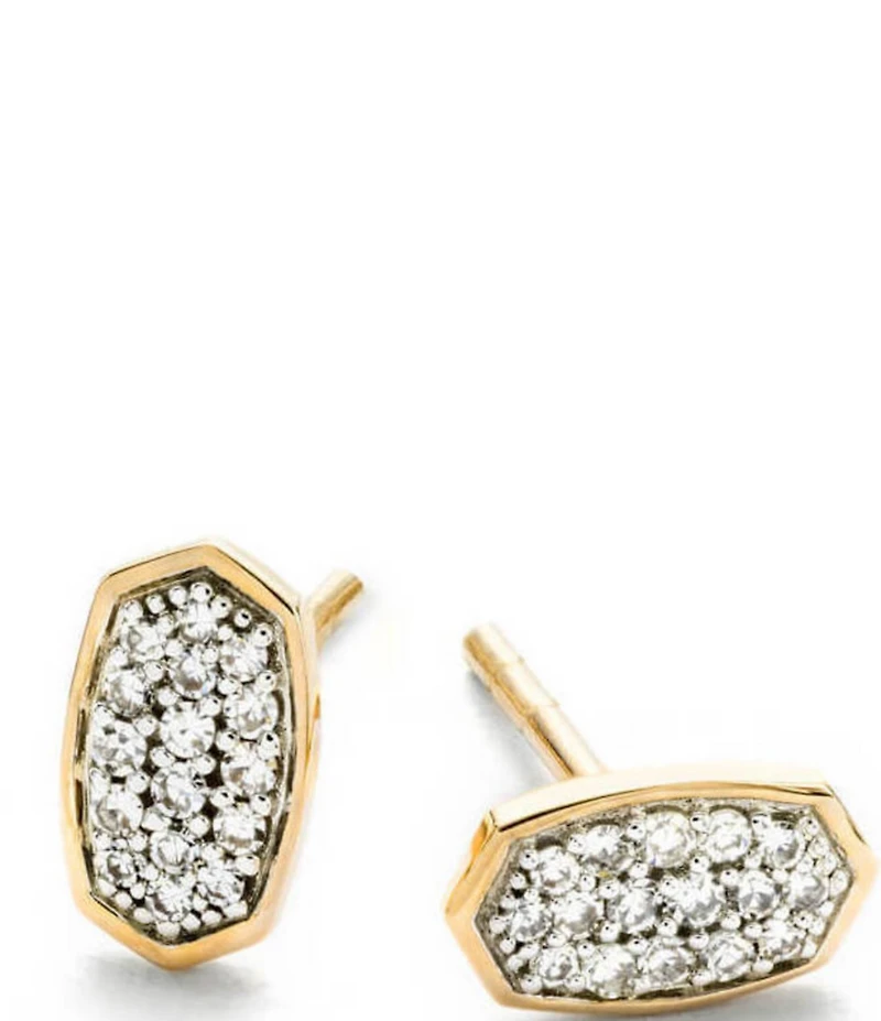 Kendra Scott Marisa White Diamond Stud Earrings
