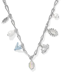 Kendra Scott Melody Chain Charm Statement Necklace