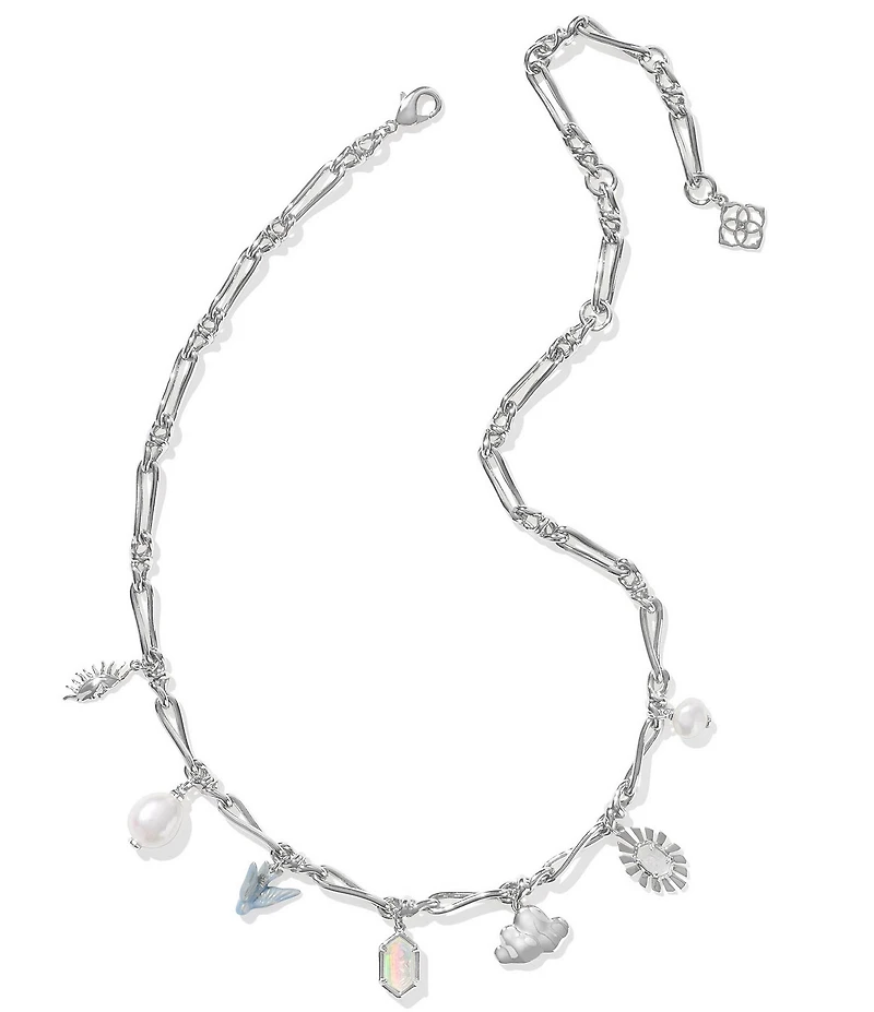 Kendra Scott Melody Chain Charm Statement Necklace