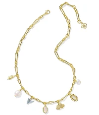 Kendra Scott Melody Chain Charm Statement Necklace