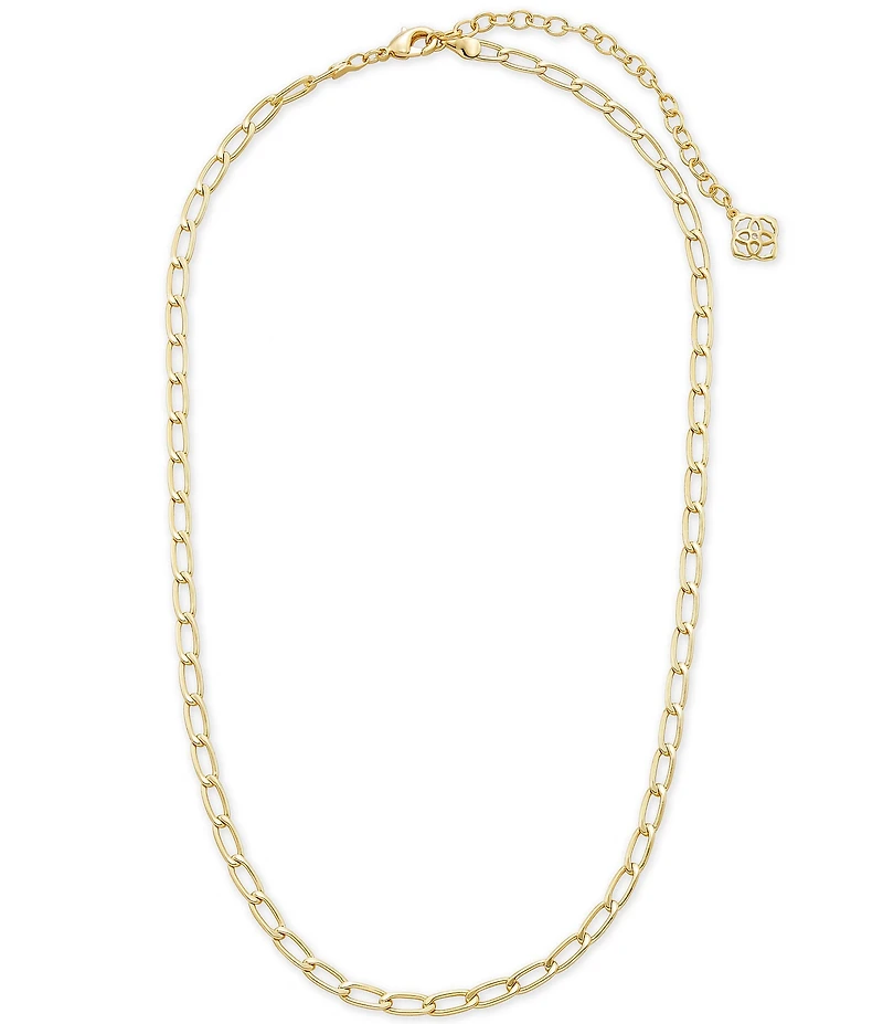 Kendra Scott Merrick Paperclip Chain Necklace