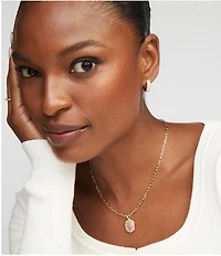 Kendra Scott Mikki Pave Huggie Crystal Hoop Earrings