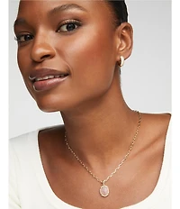 Kendra Scott Mikki Pave Huggie Crystal Hoop Earrings