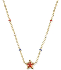Kendra Scott Mini Cassidy Star Americana Short Pendant Necklace