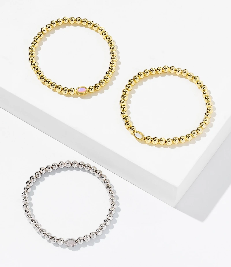 Kendra Scott Mini Elaina Beaded Stretch Bracelet