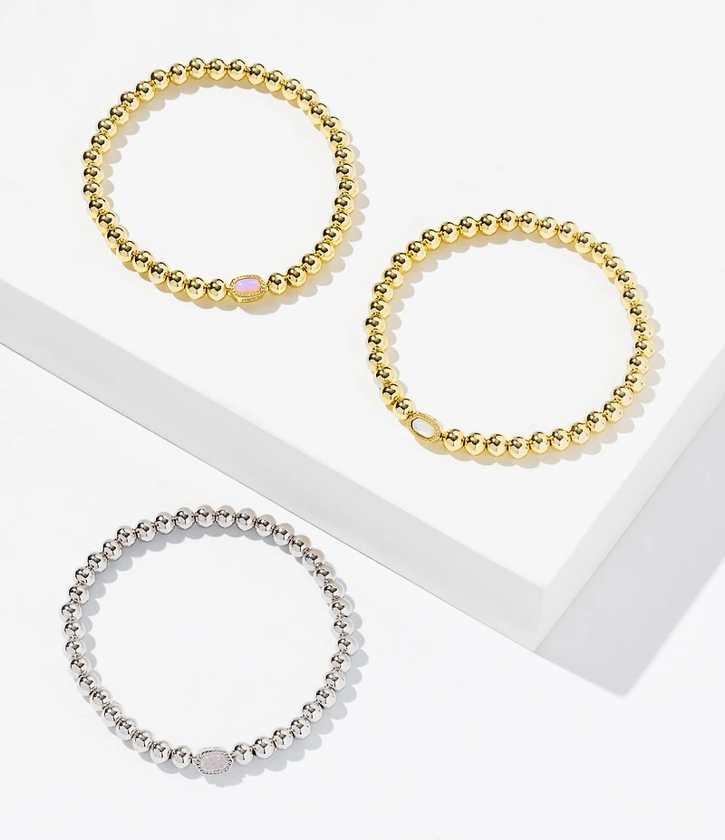 Kendra Scott Mini Elaina Beaded Stretch Bracelet
