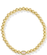 Kendra Scott Mini Elaina Beaded Drusy Stretch Bracelet