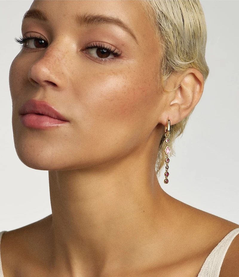 Kendra Scott Mini Elisa Abbie Huggie Hoop Linear Earrings