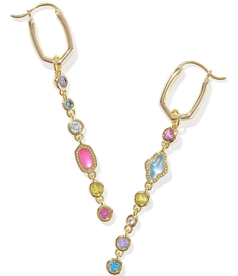 Kendra Scott Mini Elisa Abbie Huggie Hoop Linear Earrings