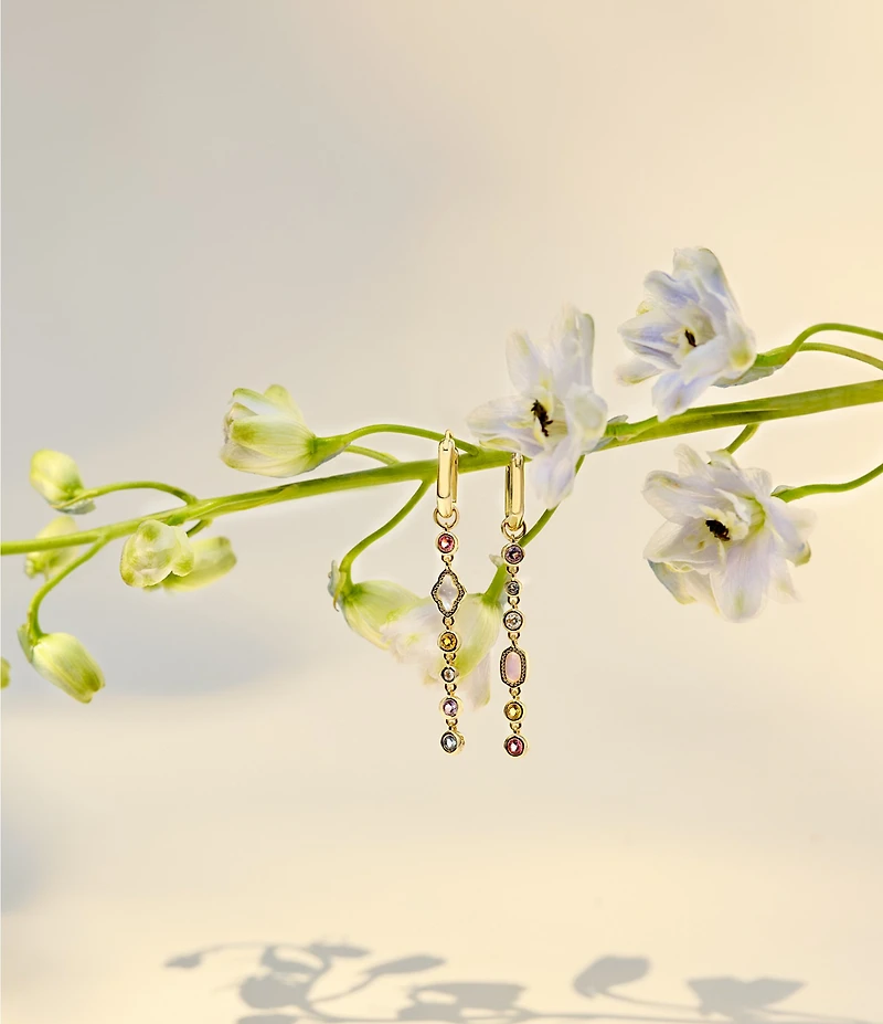 Kendra Scott Mini Elisa Abbie Huggie Hoop Linear Earrings