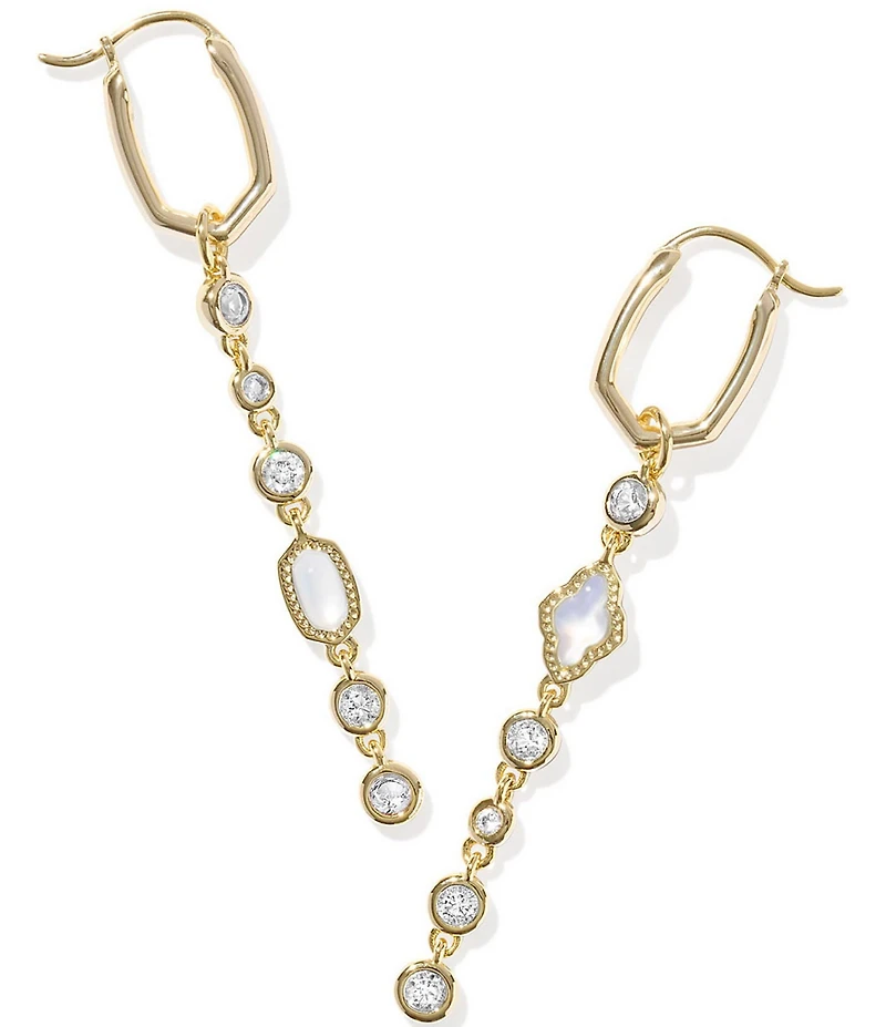 Kendra Scott Mini Elisa Abbie Huggie Hoop Linear Earrings