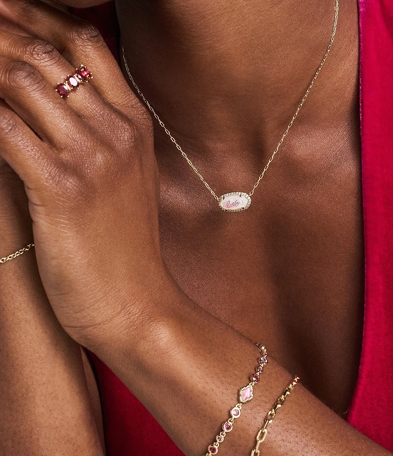 Kendra Scott Mini Elisa Abbie Chain Line Bracelet Set