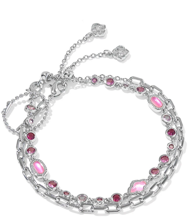 Kendra Scott Mini Elisa Abbie Chain Line Bracelet Set