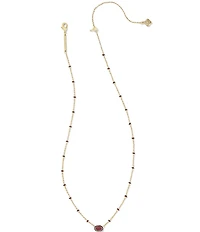 Kendra Scott Mini Elisa Enamel Framed Short Pendant Necklace
