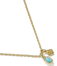 Kendra Scott Mini Elisa Opal Short Pendant Necklace