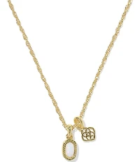 Kendra Scott Mini Elisa Opal Short Pendant Necklace