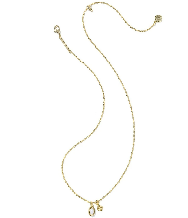 Kendra Scott Mini Elisa Opal Short Pendant Necklace