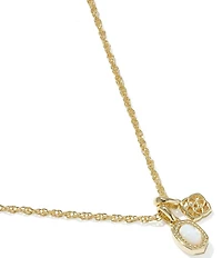 Kendra Scott Mini Elisa Opal Short Pendant Necklace